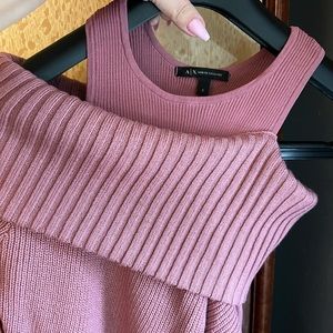 armani exchange long dress/sweater